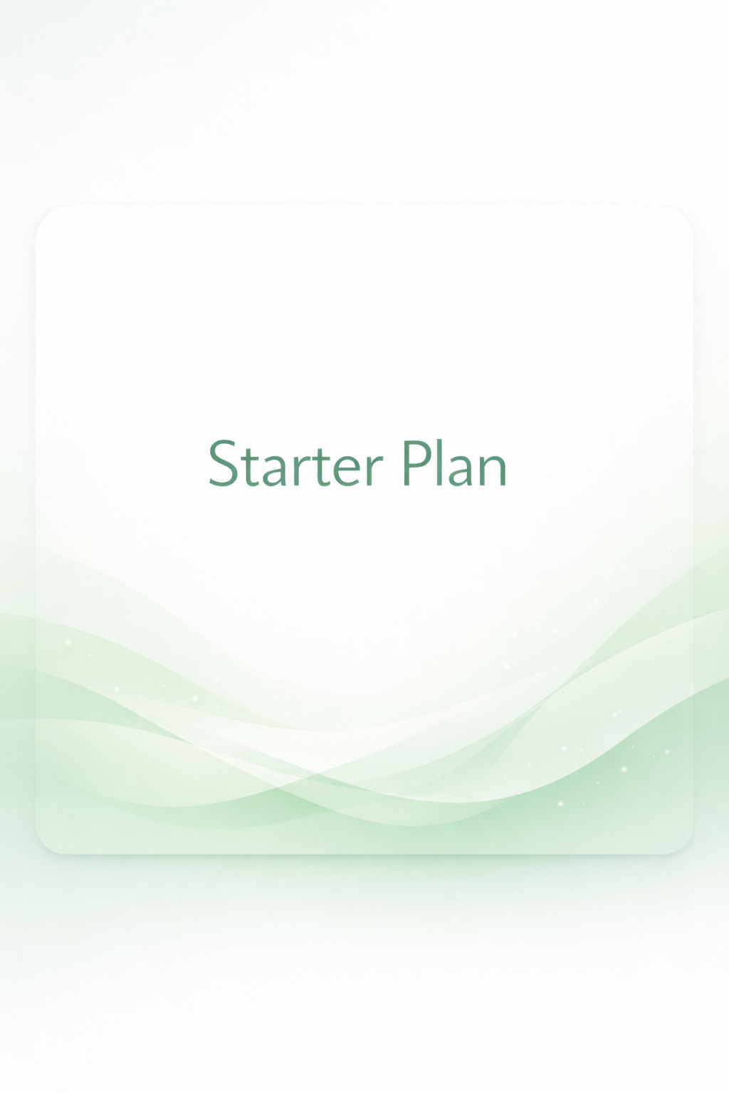 Starter Plan