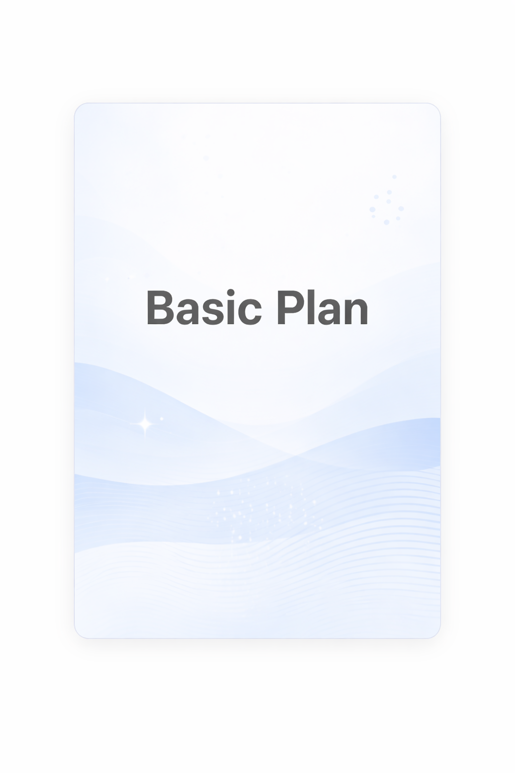 Basic plan